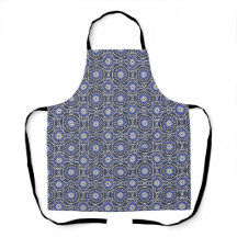 Padrão de mandala islâmica antiga azul