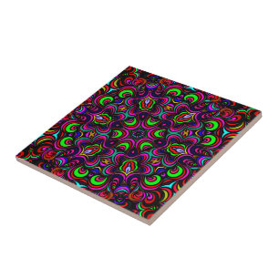 Padrão de mandala multicolorido
