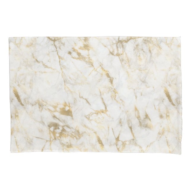 Padrão de mármore branco dourado de luxo (Frente)