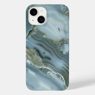 Padrão de Mármore da Cinza Azul no iPhone/Android