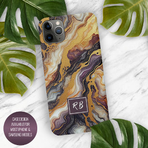 Padrão de mármore Dourado de Cinza Preta Roxo Pers