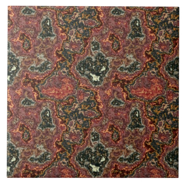 Padrão de mármore rosa cor-de-rosa Abstrato modern (Frente)