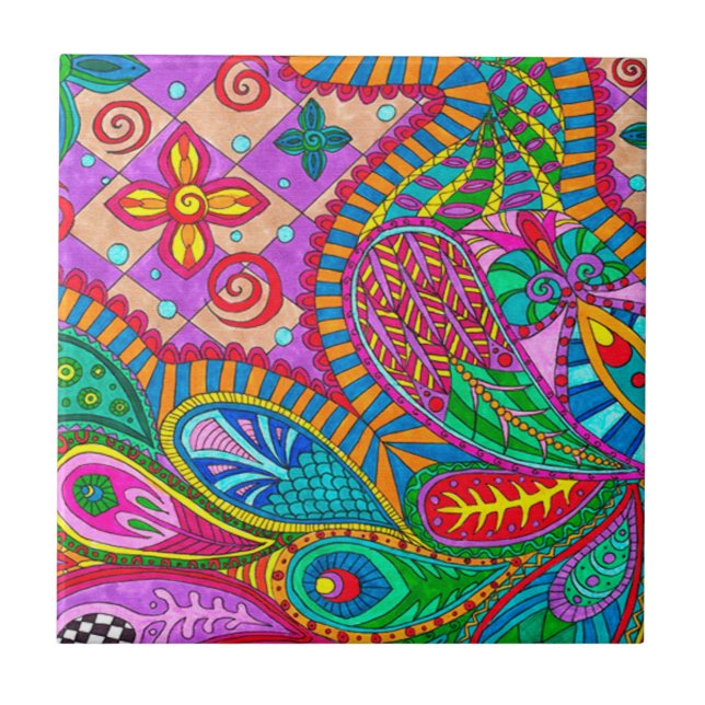 Padrão de MOD Bohemian Boho (Frente)