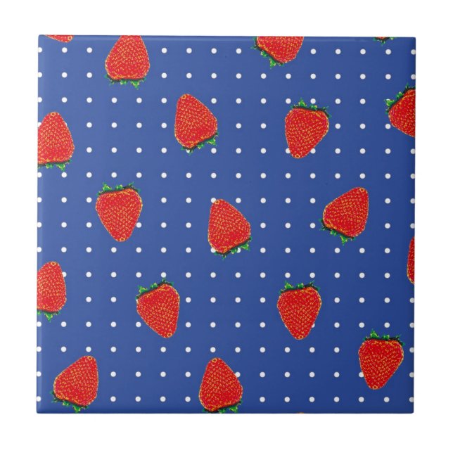 padrão de morango com pontos (Frente)