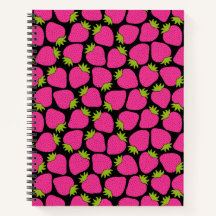 Padrão de Morango, Rosa Fofa Feminino
