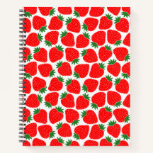 Padrão de Morango, Vermelho Festivo Estético