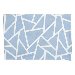 Padrão de mosaico branco e azul pálido
