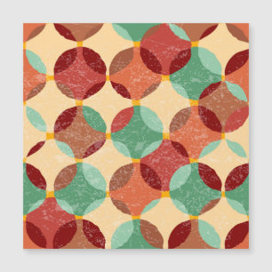 Padrão de mosaico circular, ilustração geométrica.