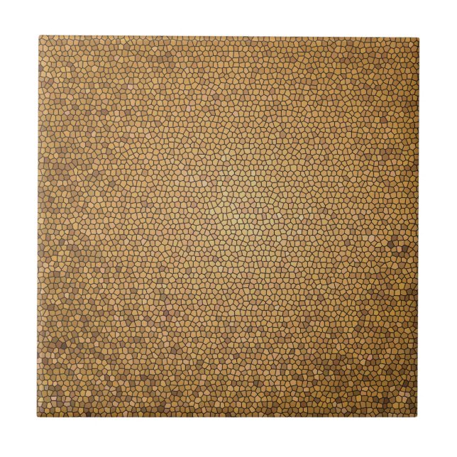 Padrão de Mosaico Dourado (Frente)