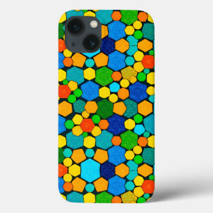 Padrão de mosaico geométrico abstrato