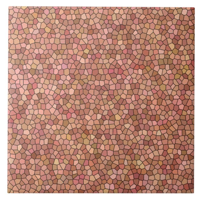 Padrão de Mosaico Rosa (Frente)