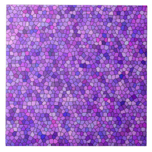Padrão de Mosaico Rosa Roxo