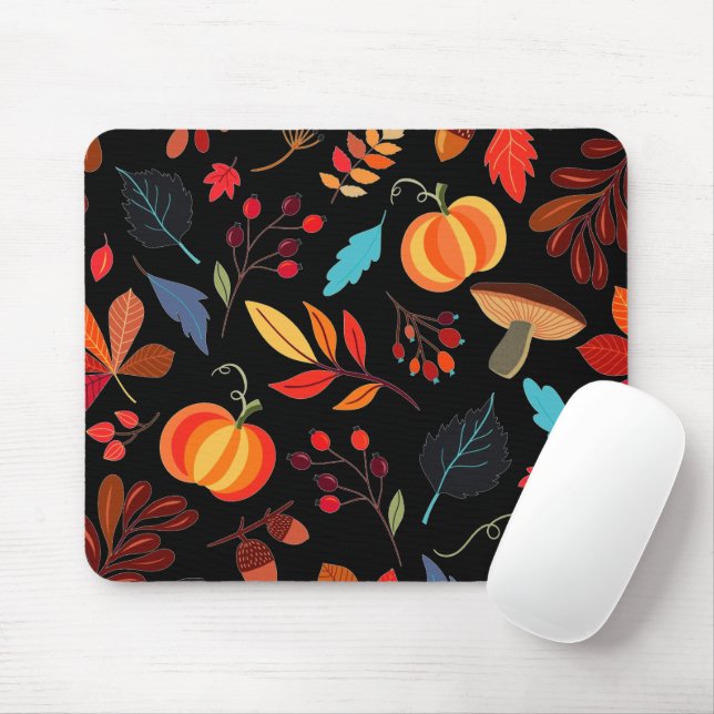 Padrão de Mouse Pad de Outono (Com mouse)