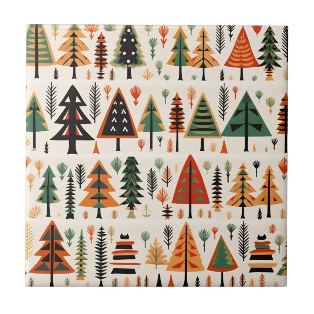 Padrão de Natal de Arte Folclórica Escandinava (Frente)