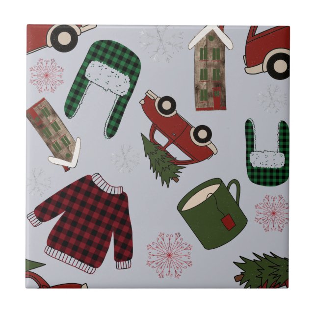 Padrão de Natal Elegante (Frente)