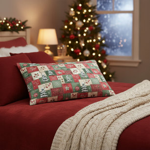 Padrão de natal em patchwork country