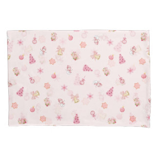 Padrão de Natal Rosa Aconchegante