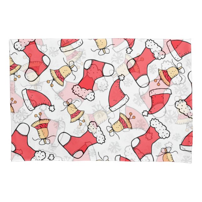 Padrão de Natal sem costura, design festivo. (Frente)