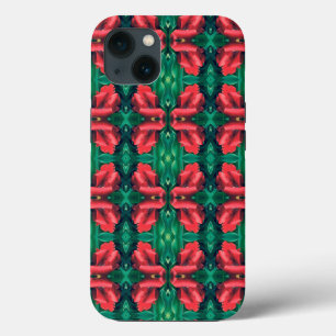 Padrão de Natal Verde Vermelho 4Eva