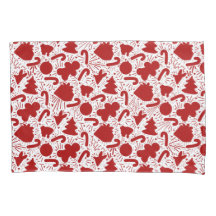 Padrão de Natal Vermelho Simples