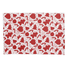 Padrão de Natal Vermelho Simples