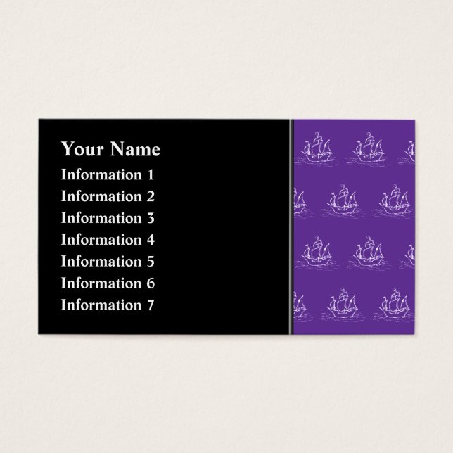 Padrão de Nave Pirata Roxo. (Frente)