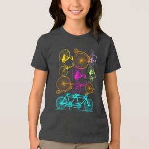 Padrão de Neon de Cor Brilhante de Bicicleta Moder