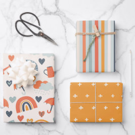 Padrão de nuvens de arco-íris Primavera azul-esver