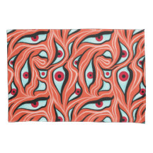 Padrão de Olhos mau - Olhos Vermelhos Abstrato em