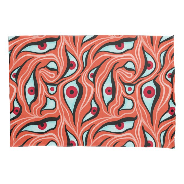 Padrão de Olhos mau - Olhos Vermelhos Abstrato em  (Frente)