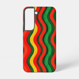 Padrão de onda colorida