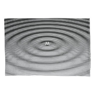 Padrão de onda de efeito de réplica branco no mono