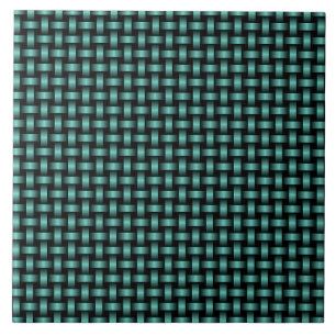 Padrão de Onda Preta Teal