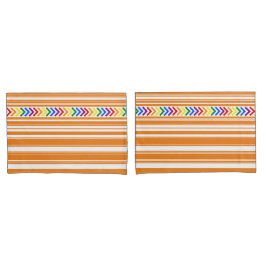 Padrão de Orgulho Brilhante na faixa laranja e bra