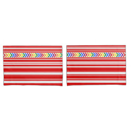 Padrão de Orgulho Brilhante na faixa vermelha e br