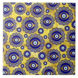 Padrão de Ornamento de Charme de Olhos Mau
