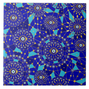 Padrão de Ornamento de Charme de Olhos Mau