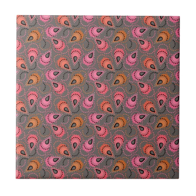Padrão de Paisley. (Frente)