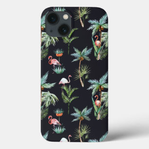 Padrão de Palma de Watercolor