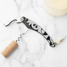 Padrão de Panda Branco e Preto de Kawaii