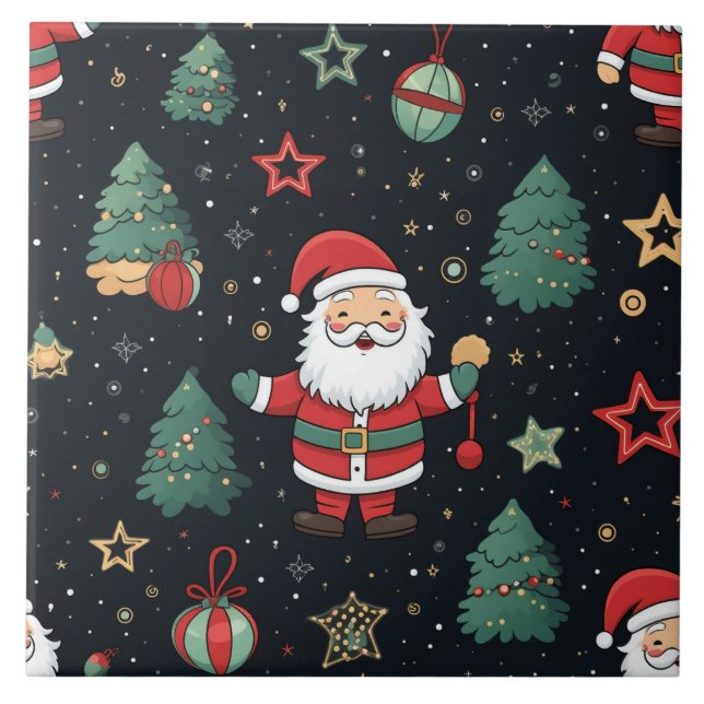 Padrão de papais noeis. Ho! Ho! (Frente)