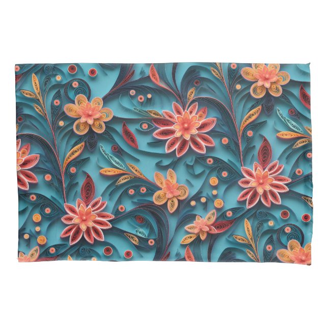 Padrão de papel floral sem costura (Frente)