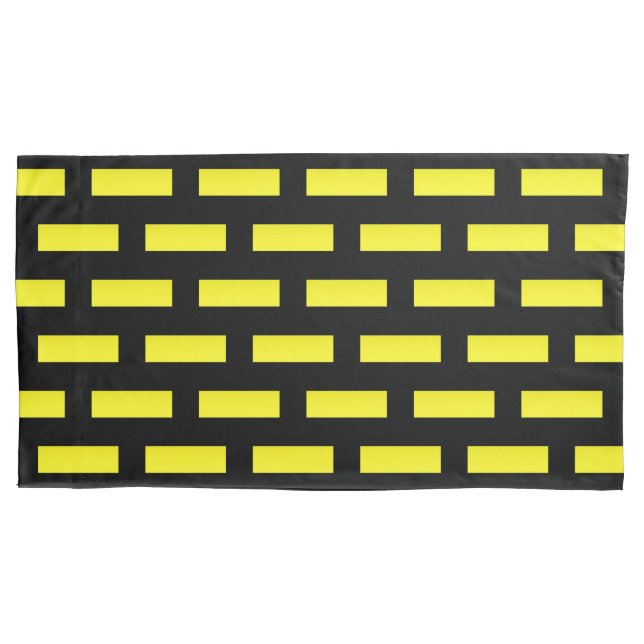 Padrão de parede preto e amarelo (Frente)