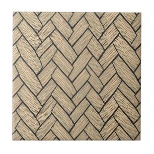 Padrão de Parquet de Madeira em Espinha de Peixe