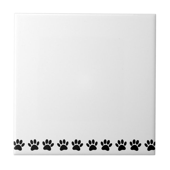Padrão de Pata de Cachorro Pet (Frente)