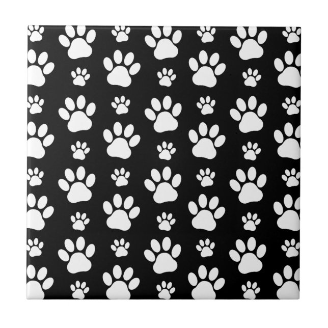 Padrão de pata, impressões de pata, patas de cão,  (Frente)