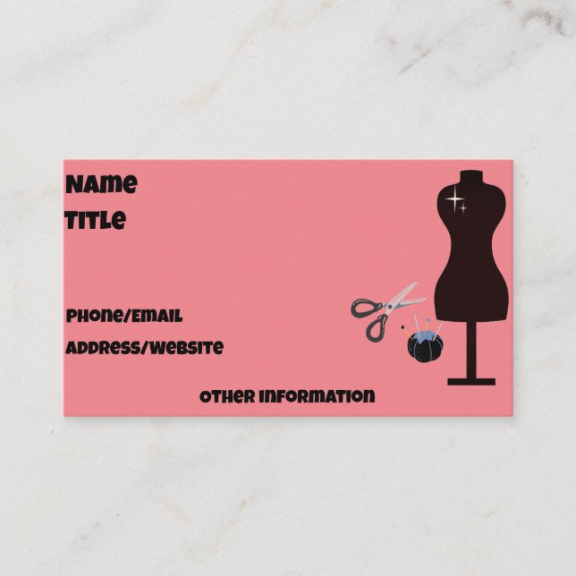 Padrão de patch, Cartão de visita de 3,5" x 2,0" (Frente)