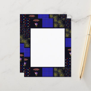 Padrão de patch do quarto de julho - 4 de julho