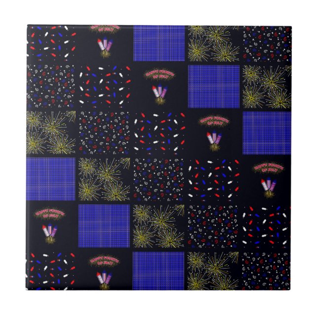 Padrão de patch do quarto de julho - 4 de julho (Frente)