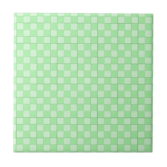 Padrão de Patchwork Verde (Frente)